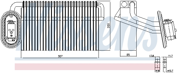 Nissens Airco verdamper 92322