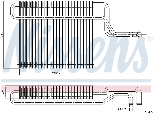 Nissens Airco verdamper 92347