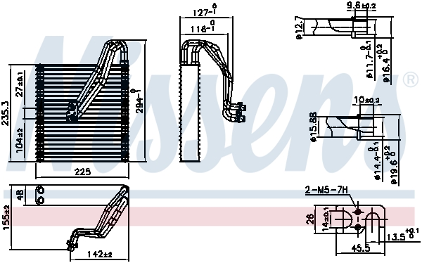 Nissens Airco verdamper 92363