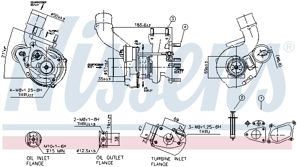 Nissens Turbolader 93020