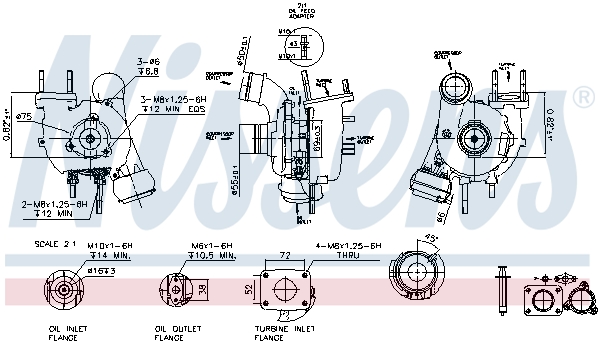 Nissens Turbolader 93053
