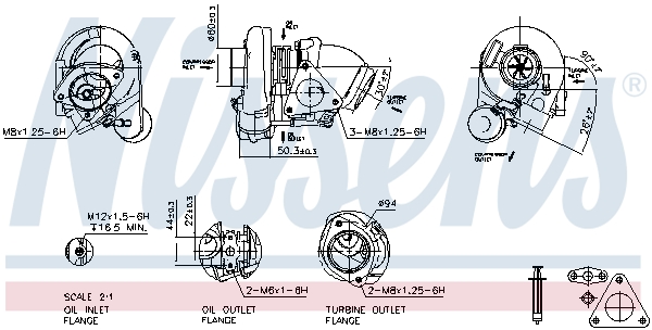 Nissens Turbolader 93058