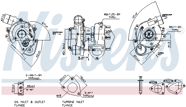 Nissens Turbolader 93067