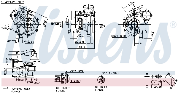 Nissens Turbolader 93070