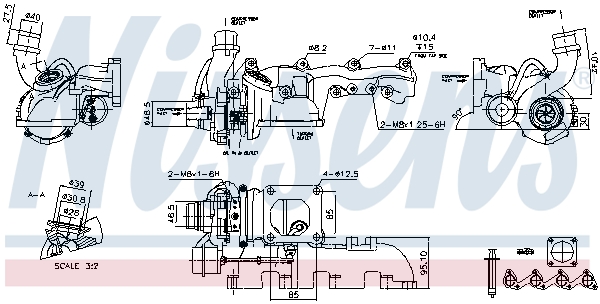 Nissens Turbolader 93077