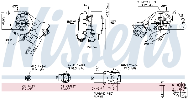 Nissens Turbolader 93102