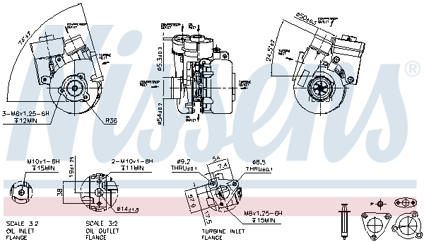 Nissens Turbolader 93125