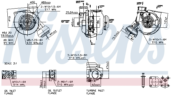 Nissens Turbolader 93177