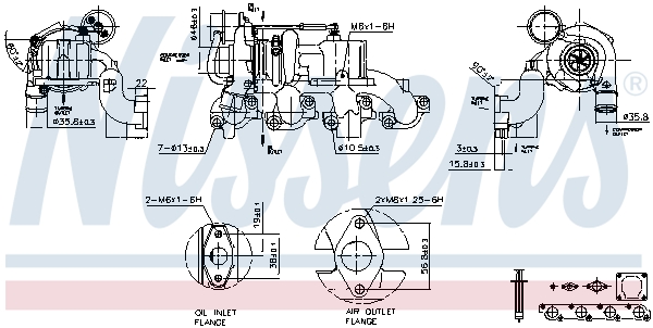 Nissens Turbolader 93204