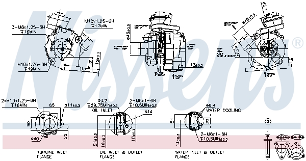 Nissens Turbolader 93216