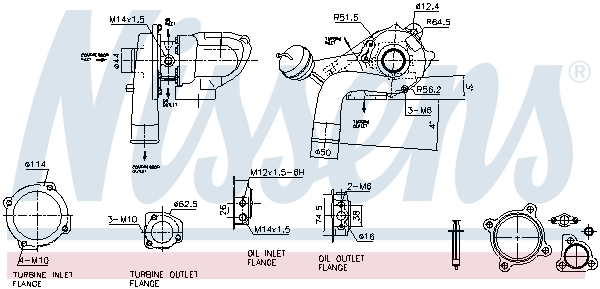 Nissens Turbolader 93221