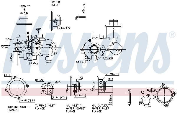Nissens Turbolader 93222