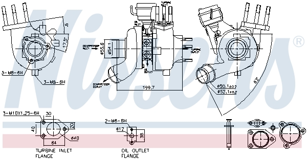Nissens Turbolader 93228