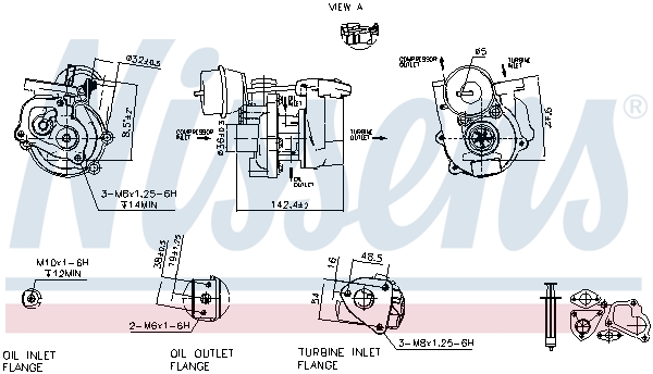 Nissens Turbolader 93236