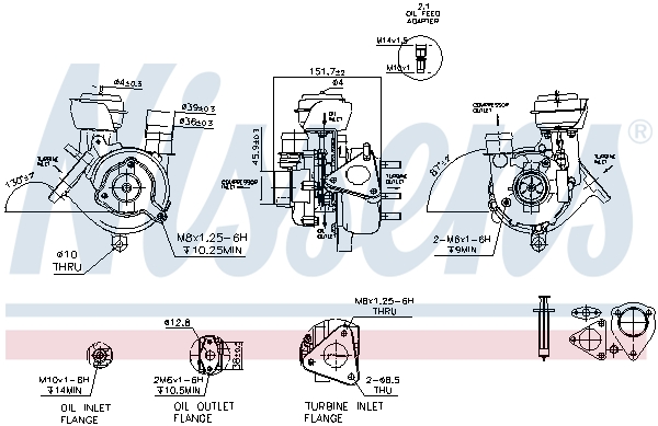 Nissens Turbolader 93243