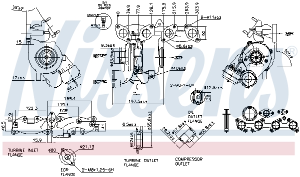 Nissens Turbolader 93253
