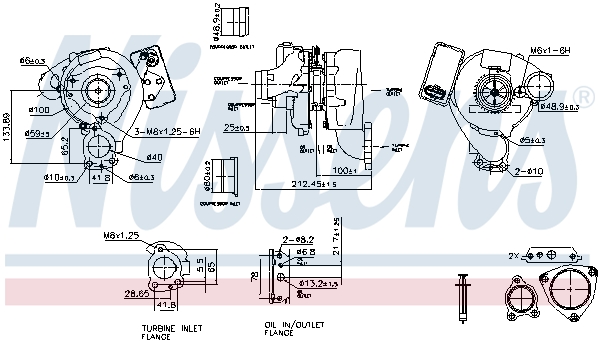 Nissens Turbolader 93272