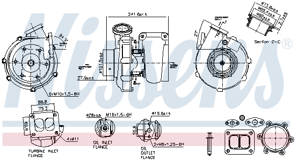 Nissens Turbolader 93295