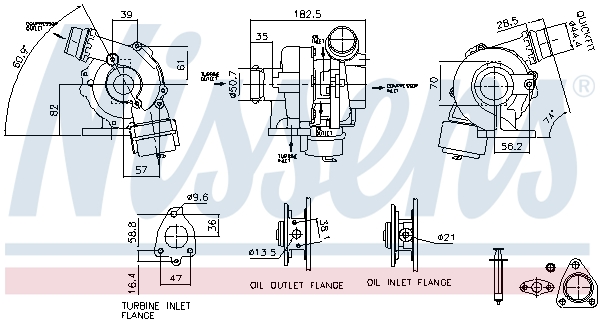 Nissens Turbolader 93411