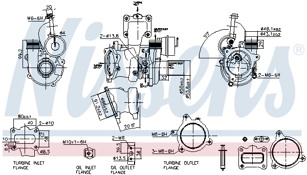 Nissens Turbolader 93453