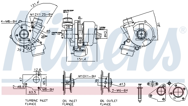 Nissens Turbolader 93478