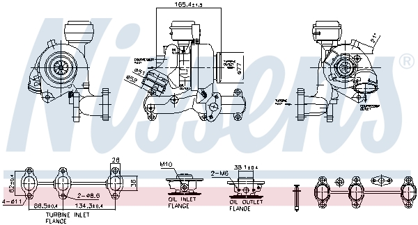 Nissens Turbolader 93495