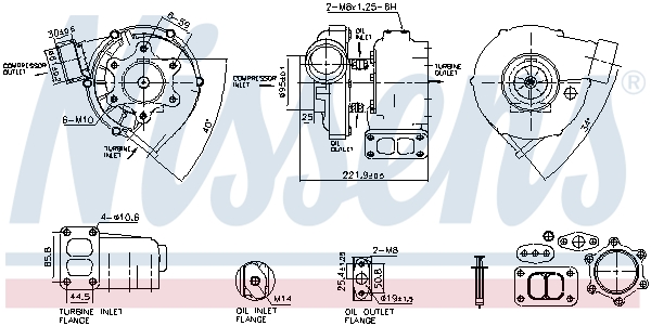 Nissens Turbolader 93578