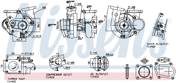 Nissens Turbolader 93613