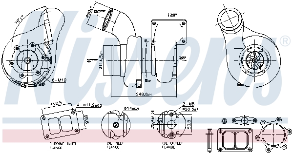 Turbolader Nissens 93691