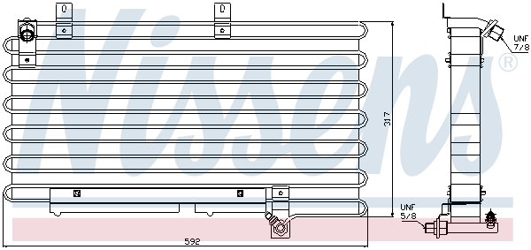 Nissens Airco condensor 94000