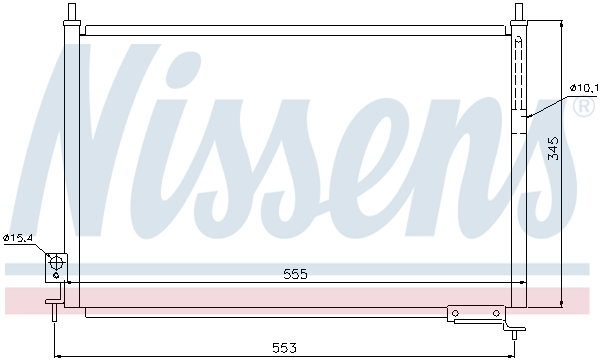 Nissens Airco condensor 940008