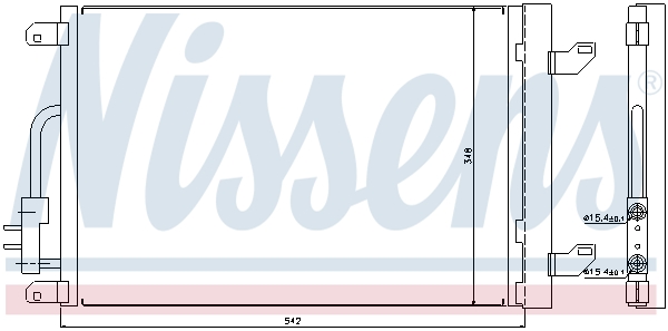 Nissens Airco condensor 940015