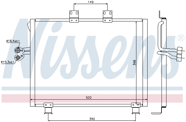 Nissens Airco condensor 940017