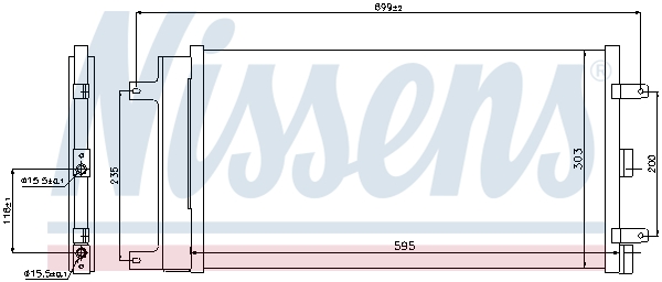 Nissens Airco condensor 940061