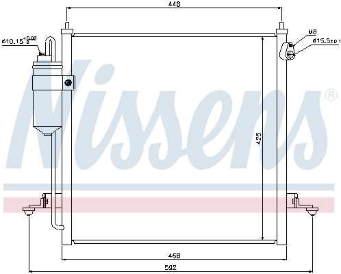 Nissens Airco condensor 940068