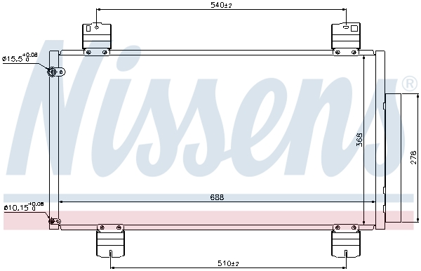 Nissens Airco condensor 940113