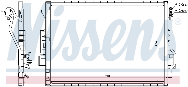 Nissens Airco condensor 940137