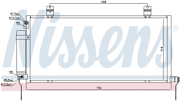 Nissens Airco condensor 940164
