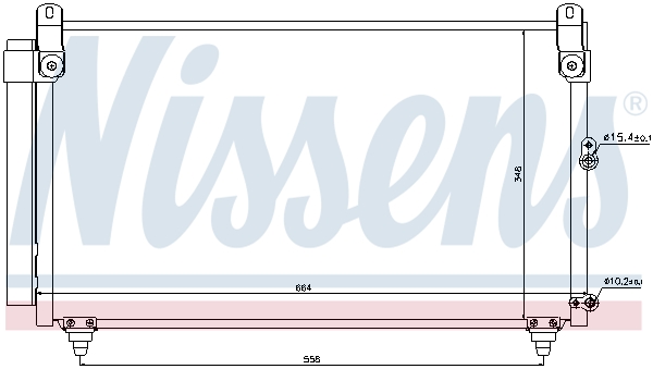 Airco condensor Nissens 940191