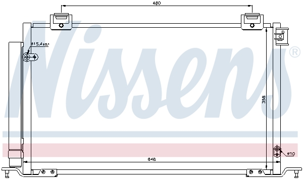 Airco condensor Nissens 940200