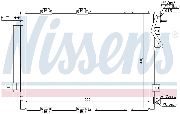 Nissens Airco condensor 940203