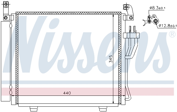 Nissens Airco condensor 940206