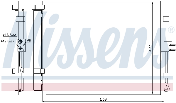 Nissens Airco condensor 940217