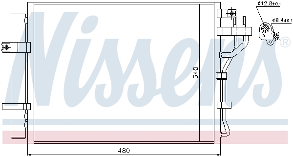 Airco condensor Nissens 940219