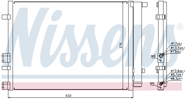 Nissens Airco condensor 940221