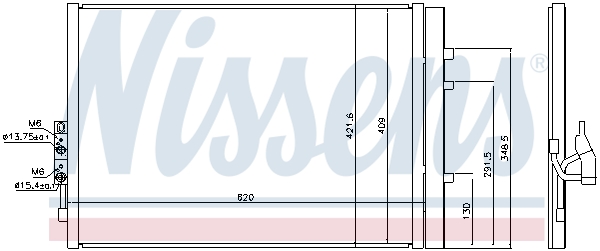Nissens Airco condensor 940227