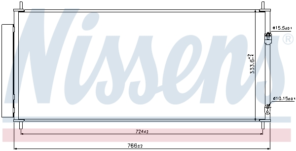 Nissens Airco condensor 940240