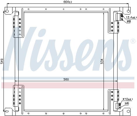 Nissens Airco condensor 940242