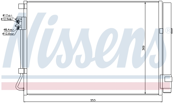 Nissens Airco condensor 940243