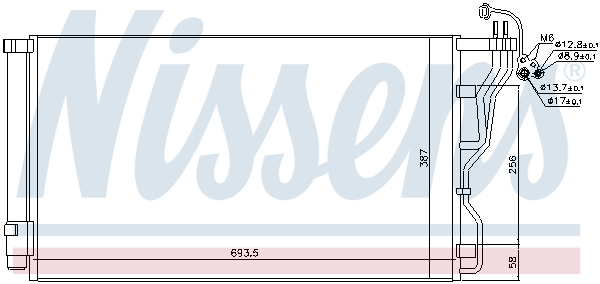 Nissens Airco condensor 940244